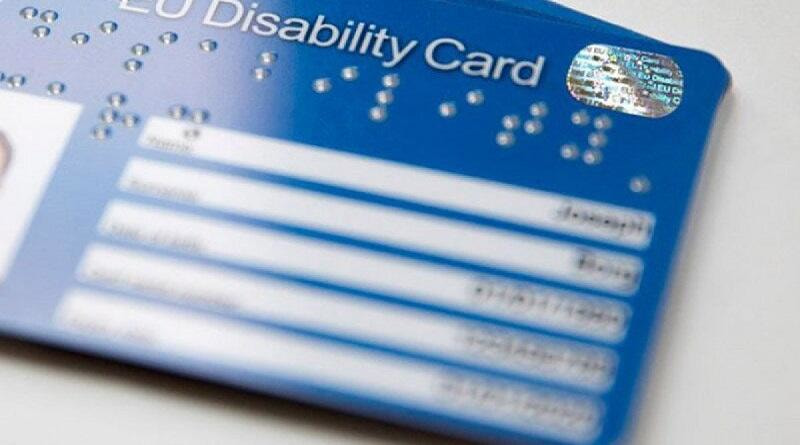 Immagine: Disability card